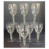DR - Vintage Elegant Crystal Stemware