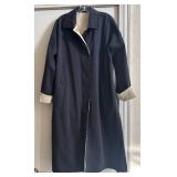 MB - Max Mara Navy/Beige Reversible Coat - Size 14 Made in Italy