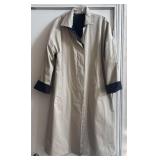 MB - Max Mara Navy/Beige Reversible Coat - Size 14 Made in Italy