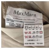 MB - Max Mara Navy/Beige Reversible Coat - Size 14 Made in Italy