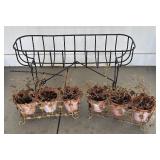 G - Planter Stand Set - Outdoor Garden Decor