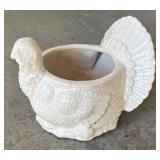 G - Planter Pots with White Swan Vase