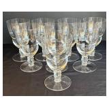 DR - Vintage Crystal Stemware - 8 Piece Set