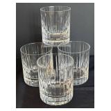 DR - Baccarat Harmonie Crystal Pitcher with 4 Lowball Glasses