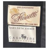 MB - Saks Fifth Avenue Fleurette 100% Cashmere Coat