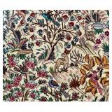 DR -Turkish Silk Rug - Vintage Hand-Knotted Tree of Life Floral Design, 39.5 x 59 in