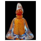 Jean Claude Novaro Handblown Art Glass Bottle