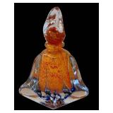 Jean Claude Novaro Handblown Art Glass Bottle