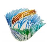 Nielsen Engebretson Handblown Art Glass Sculpture Signed