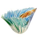 Nielsen Engebretson Handblown Art Glass Sculpture Signed