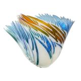 Nielsen Engebretson Handblown Art Glass Sculpture Signed