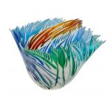 Nielsen Engebretson Handblown Art Glass Sculpture Signed