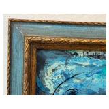 Vintage Expressionist Oil Painting - Musicians Scene