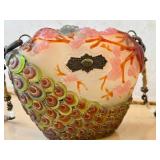 DR - Maya Limited Edition Beverly Hills Bag Lady Resin Handbag - Peacock Design