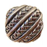 Scott Kay Sterling Silver Braided Ball Earrings