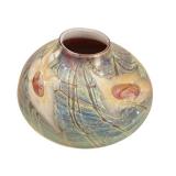 DR - David Nichols Signed Handblown Art Glass Vase