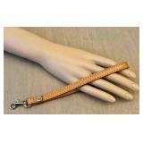 Louis Vuitton Leather Strap 7in with Clip - Tan