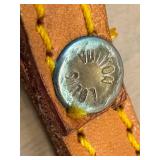 Louis Vuitton Leather Strap 7in with Clip - Tan