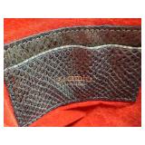 Vintage Hammitt Crossbody by Tony Hammitt - Snakeskin-Embossed Leather