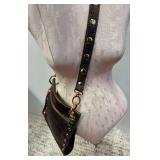Vintage Hammitt Crossbody by Tony Hammitt - Snakeskin-Embossed Leather