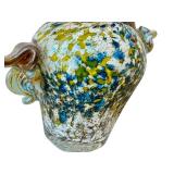 K - Paul Allen Counts Handblown Art Glass Teapot Sculpture - Signed