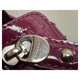 Ferragamo Gancio Shoulder Bag - Magenta Patent Leather