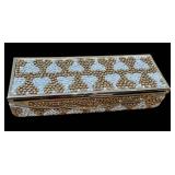 Judith Lieber Bedazzled Lipstick Case - Gold-Tone Rhinestone Minaudiere