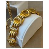 Anne Klein Geometric Gold-Town Link Necklace & Bracelet Set