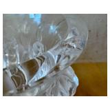 K - Lalique Dampierre Crystal Vase - Sparrows & Vines Motif