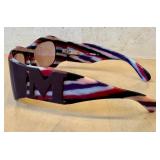 Vintage Missoni Wrap Sunglasses - Multicolor Pattern