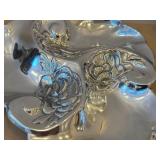 DR - Vintage 1992 Susan Stocking Pintel Collection Triple Divided Dish