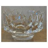 DR - Orrefors Corona Crystal Bowl by Lars Hellsten