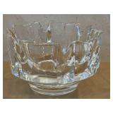 DR - Orrefors Corona Crystal Bowl by Lars Hellsten