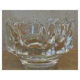 DR - Orrefors Corona Crystal Bowl by Lars Hellsten