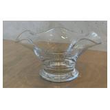 K - Vintage Orrefors Chanterelle Bowl - Ruffled Edge