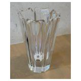 K - Orrefors Corona Vase - Lars Hellsten Crystal, Vintage