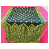 Pur Amici Polka Dot Jacket & Green/Gold Scarf (2-Piece Set)