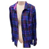 Beluva San Francisco Plaid Button-Down Shirt XL