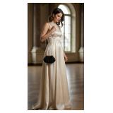 Whiting and Davis Beaded Evening Bag - Black