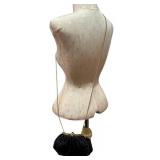 Whiting and Davis Beaded Evening Bag - Black