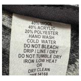 Elliott Lauren Geometric Hexagon Print Wool-Blend Wrap Cardigan - Size 8