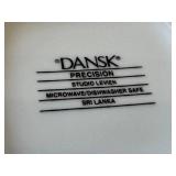 K - Dansk Studio Levien Precision Divided Serving Dish Set with Creamer & Sugar Bowl