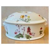 K - Le Faune Fire-Proof Porcelain Covered Casserole, Made in France