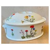 K - Le Faune Fire-Proof Porcelain Covered Casserole, Made in France
