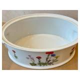 K - Le Faune Fire-Proof Porcelain Covered Casserole, Made in France