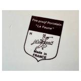 K - Le Faune Fire-Proof Porcelain Covered Casserole, Made in France