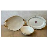O - Lenox Serving Dishes including Lenox Rhodora Oval Platters