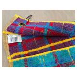 O - Ralph Lauren Polo Golf Towel - Ash-Tartan Green