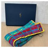 O - Ralph Lauren Polo Golf Towel - Ash-Tartan Green