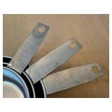 K - Pyrex Canister- Floral Fruit Band Clear Glass Jar (Retro Kitchen)